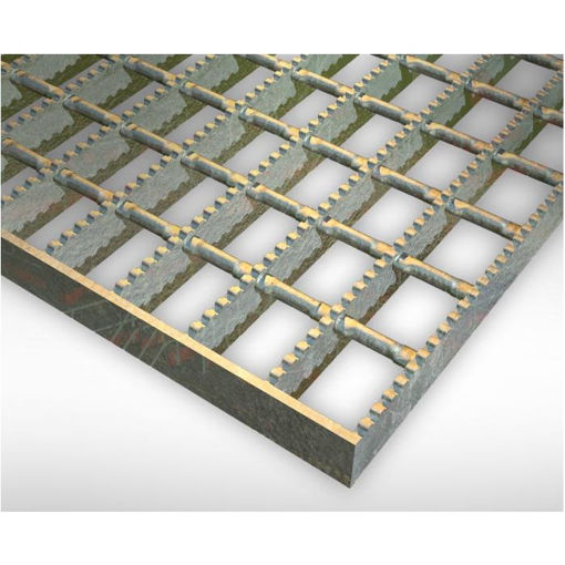 Picture of SERRATED FLOOR GRATING SELF-COLOUR 25X3 (6MTR